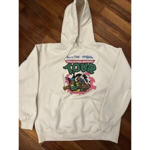 Snoop Dogg x Wiz Khalifa Pullover Mens XL Hoodie High School Reunion Tour Rap